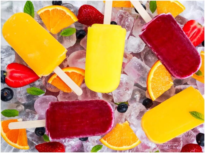 Water-based popsicles